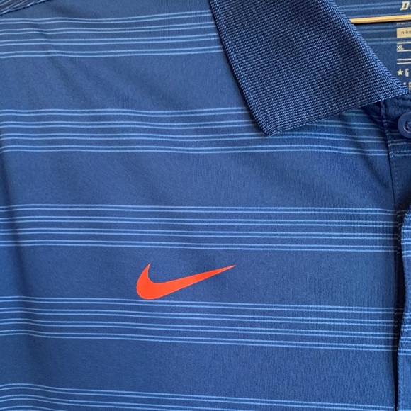 Like New! Texas Rangers Nike Royal Blue Men's Polo Shirt - Picture 3 of 5